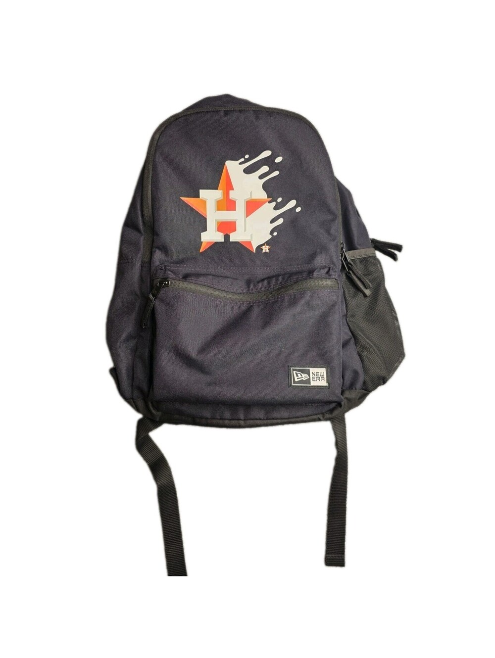 Houston Astros New Era MLB Energy Backpack Paint Splash Daypack EUC